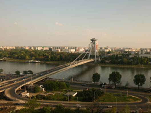 Nový most přes Dunaj v Bratislavě
