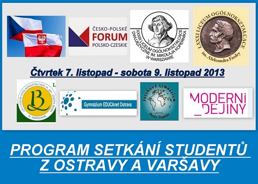 Program setkání české a polské mládeže v Ostravě