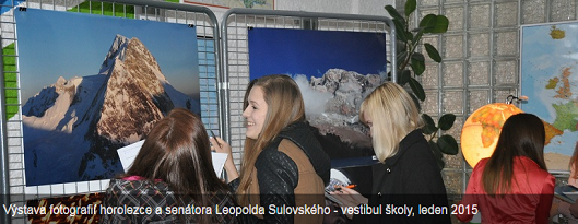 Výstava fotografií horolezce a senátora Leopolda Sulovského