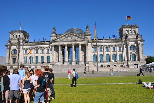 Budova Říšského sněmu (Reichstagu) v Berlíně